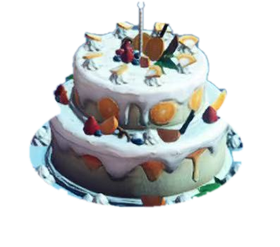 尾声里只剩蜡烛和黑色生日蛋糕